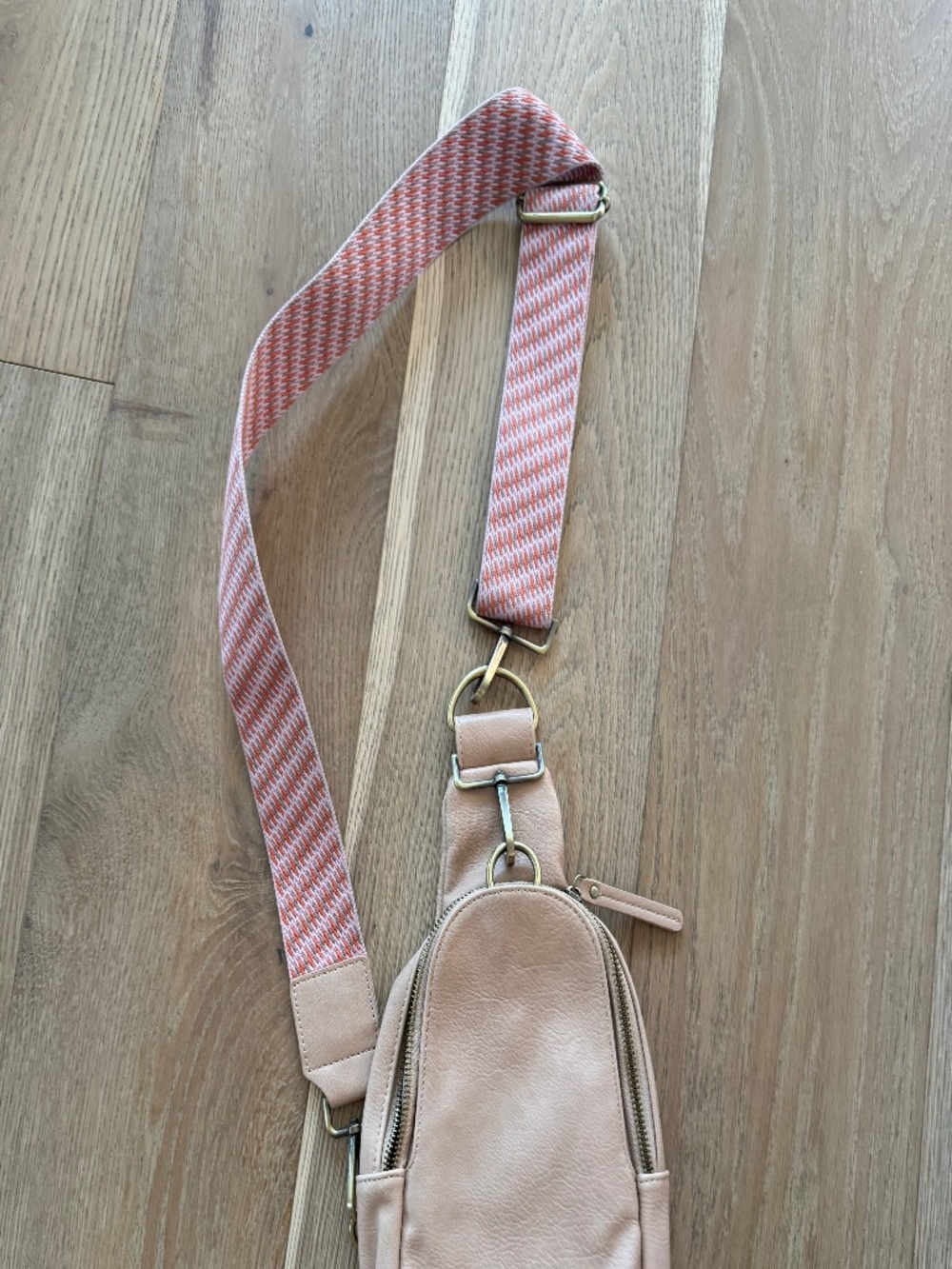Anthropologie Crossbody Pinkish Beige